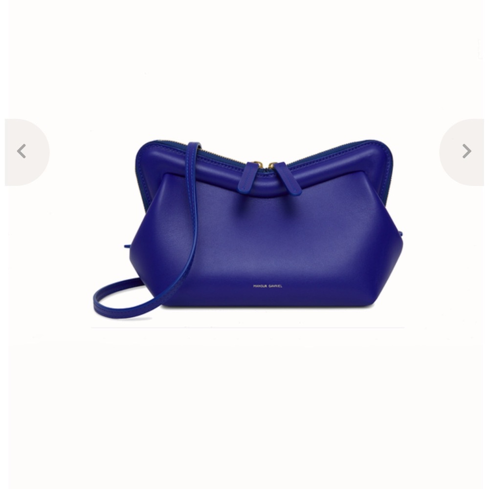 MANSUR GAVRIEL Mini M Frame Bag 🤩 🌊 Blue NWT